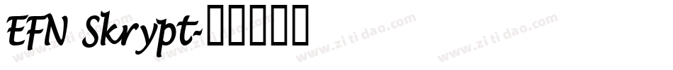 EFN Skrypt字体转换